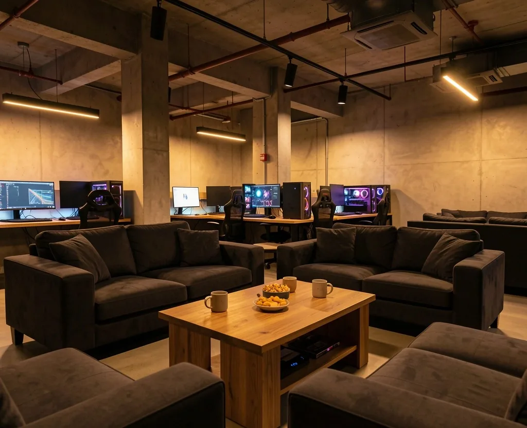Espacio de descanso y descompresión en Perdavia Computer Club